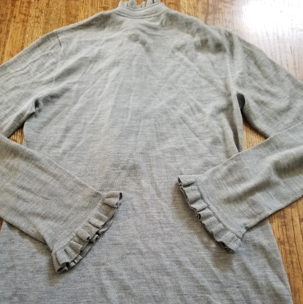 Tory Burch Wool Ruffle Sweater Dress - Picture 5 of 7